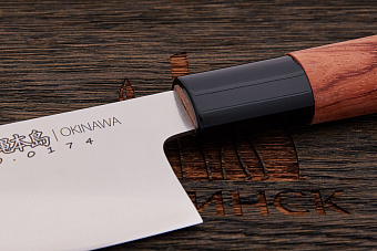 Нож кухонный Samura накири традиционный японский 168мм, сталь AUS-8, рукоять дерево