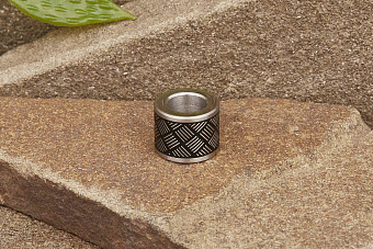 Бусина №7.3 (белая)