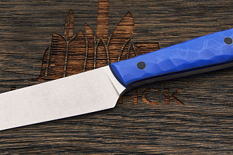 Разделочный нож Владимира Толкачева, клинок 130мм, сталь Cromax, рукоять G-10