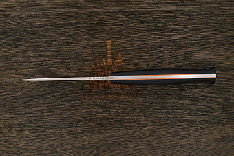 Нож разделочный Мастерской Тать Росомаха, клинок 122мм, сталь K110, рукоять G10 чёрный