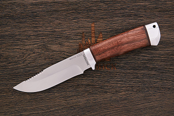Нож разделочный АиР Стрелец, клинок 138мм, сталь 100Х13М, рукоять орех/алюминий