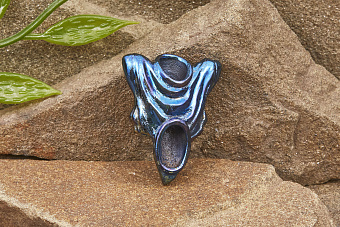 Бусина на темляк «Призрак» Т3 кобальт