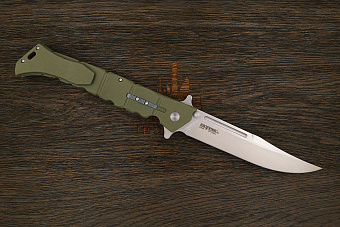 Складной нож Cold Steel Luzon Large, сталь 8Cr13MoV, рукоять термопластик зеленый
