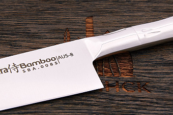 Нож кухонный Samura шеф 200мм, сталь AUS-8, рукоять сталь