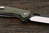 Нож складной QSP Gavial, клинок 102мм, сталь D2, рукоять G10 оливковый - фото №4