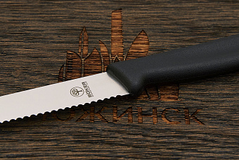 Нож кухонный Böker Sandwich Knife, нержавеющая сталь, рукоять пластик черный