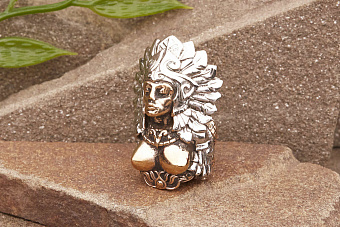 Бусина на темляк Акатава (биметалл) от мастерской Крымская бронза