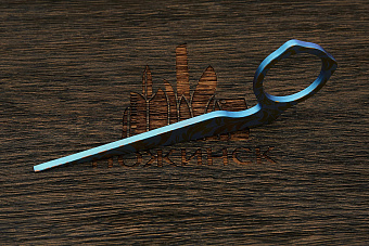 Свайка Pi22 титановая Т02 голубая