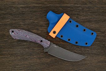 Нож туристический Lizard knives, клинок 125мм, сталь Х12МФ, рукоять Crazyfiber