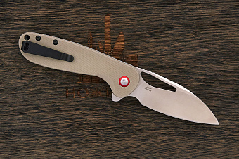 Нож складной CJRB Lago, клинок 87мм, сталь AR-RPM9, рукоять G10