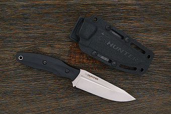 Нож туристический Kizlyar Supreme Cityhunter, клинок 105мм, сталь AUS-8, рукоять G10 чёрный