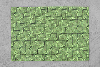 Kydex Illusion green 2,03мм, лист 300x200мм