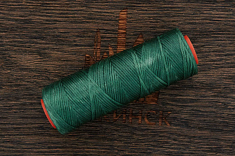 Нить вощеная 1,0мм. Гамма-6 (зеленая)