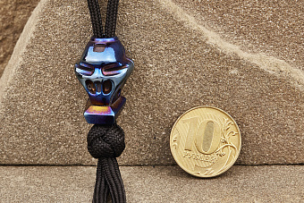 Бусина на темляк «Чужой» титан оксид