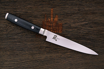 Нож кухонный Yaxell Ran универсальный 150мм, сталь VG-10 в обкладках из дамаска