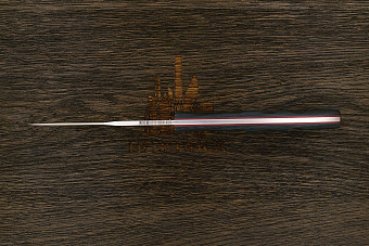 Нож туристический Геннадия Дедюхина Балем, клинок 120мм, сталь N690, рукоять микарта черно-серая