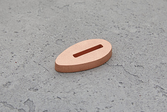 Больстер из меди 5мм, 34x18мм