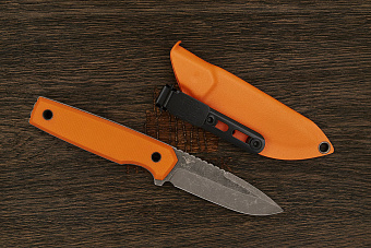 Нож EDC Нож с Котом Жак, клинок 89мм, сталь VG-10