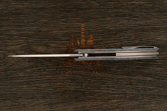 Складной нож Shirogorov knives Q95 Ursus, сталь Elmax, рукоять микарта черная