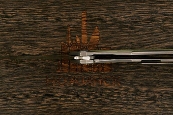 Складной нож Shirogorov knives Quantum Ursus, сталь Cromax, рукоять титан/G10 зеленый