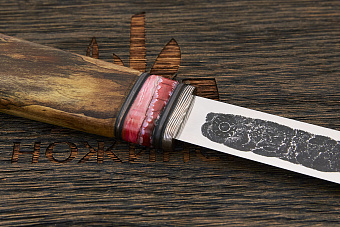 Разделочный нож народов севера Iron craft, рукоять стаб.береза