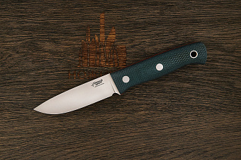 Нож туристический Южный крест ЯГД, клинок 100мм, сталь VG-10, рукоять микарта изумруд