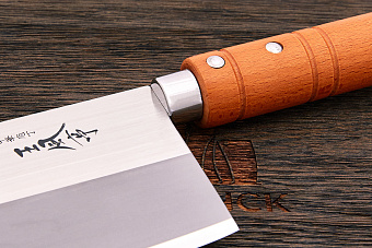 Овощной топорик Tojiro 175мм, сталь 420, рукоять дерево