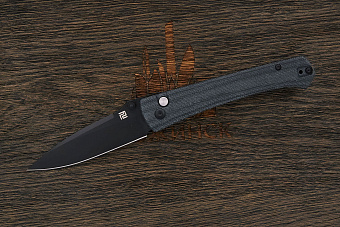 Нож складной Artisan Andromeda, клинок 87мм, сталь CPM S35VN, рукоять микарта