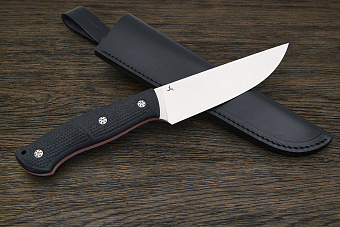 Нож туристический Ножинск-PRO Корсар, клинок 142мм, сталь AR-RPM9, рукоять микарта