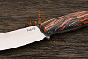 Разделочный нож Сергея Шадрина, сталь N690, рукоять микарта - фото №4