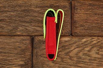 Чехол на ремень нейлоновый красно-желтый, модель 0851