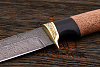 Нож туристический Эльбрус Лань, клинок 120мм, дамаск - фото №3