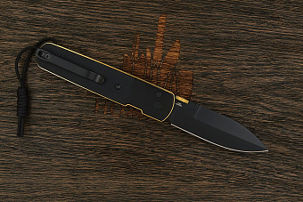 Нож складной CJRB Locust, клинок 80мм, сталь AR-RPM9, рукоять G10 черный/сталь