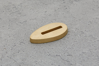 Больстер из латуни 5мм, 40x22мм