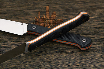 Нож кухонный MOYO Аппарель овощной 100мм, сталь AUS-10Co, рукоять микарта