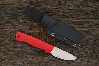 Разделочный нож Owl knife Ulula-SF, сталь N690, рукоять G10 красный