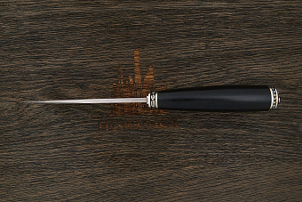 Разделочный нож Игоря Пампуха Модель 007, клинок 120мм, булат легированный, рукоять граб Т1