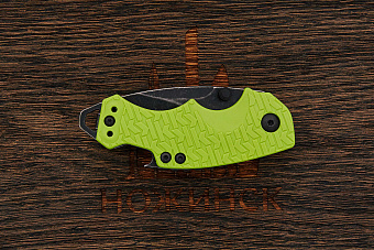 Складной нож Kershaw Shuffle, сталь 8Cr13MoV, рукоять термопластик зеленый