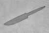 Заготовка для ножа, сталь PGK 3,6мм. Модель "Скандинав" с клинком 135мм, ТО 62-63HRC - фото №1