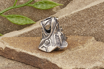 Бусина на темляк «Кибермедведь»