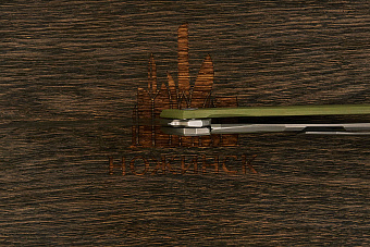 Складной нож Shirogorov knives Quantium Ursus, сталь Cromax PM, рукоять G10 оливковый