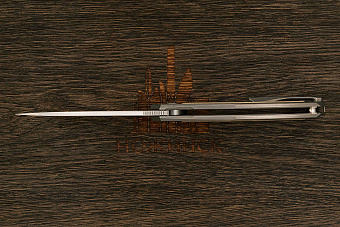 Складной нож Shirogorov knives Quantum Ursus, сталь Cromax, рукоять титан/G10 бежевый