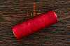 Нить вощеная 1,0мм. Гамма-4 (темно-красная) - фото №1