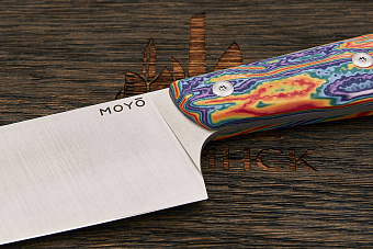 Нож кухонный MOYO Премьер сантоку 180мм, сталь AR-RPM9, рукоять crazyfiber Т1