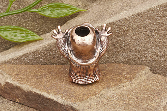 Бусина на темляк Лесовик от мастерской Крымская бронза