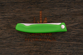 Складной кухонный нож Victorinox 105мм, сталь Dauphinox, рукоять PP зеленый