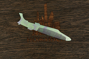 Расческа для бороды Pi22 титановая Т01