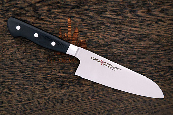 Нож кухонный Samura сантоку 180мм, сталь AUS-8, рукоять G10