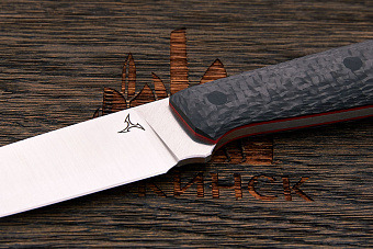 Разделочный нож Никиты Литовкина, сталь M390, рукоять карбон