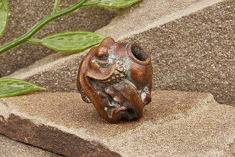 Бусина на темляк «Осьминог» медь